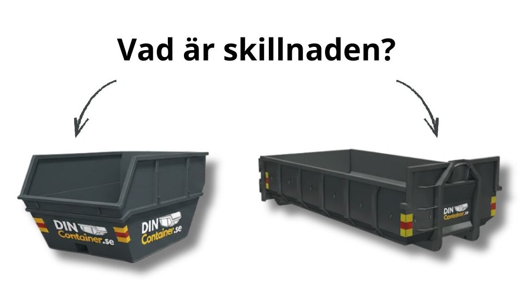 Vad är skillnaden mellan lastväxlare & liftdumper?