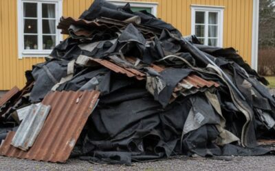 Hur blir man av med takplåt eller takduk?