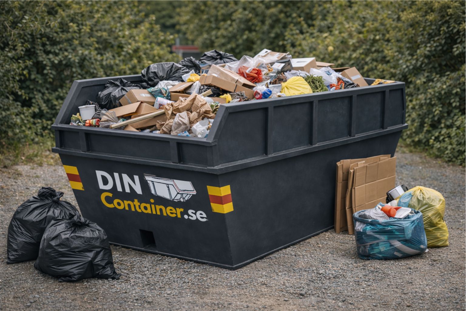 Containerlösning för blandat avfall